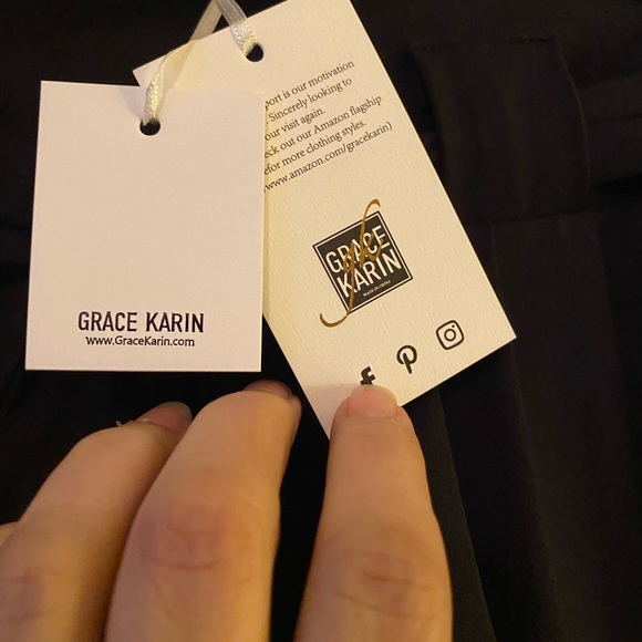 GRACE KARIN Black High Waisted Ankle Bow Pants - Picture 8 of 16